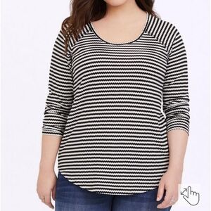 torrid waffle knit shirt size 0